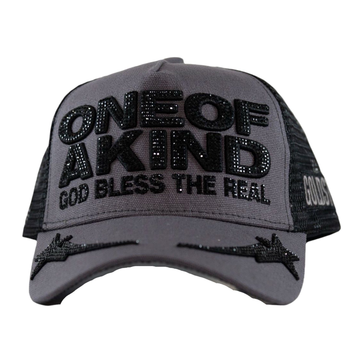 GOLD STAR HATS: One Of A Kind Rhinestone Trucker